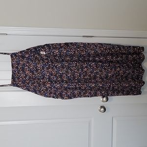 Floral Fit & Flare Cami Midi Sundress